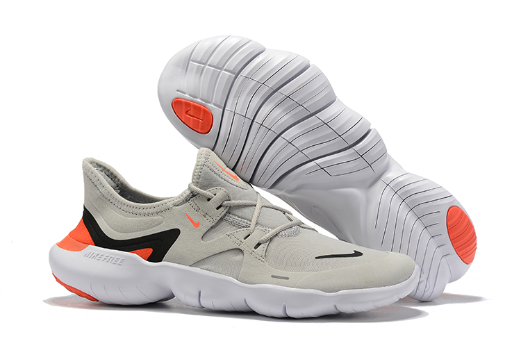 New Nike Freen Run 5.0 Grey Black Orange Running Shoes - Click Image to Close